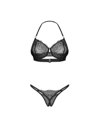 Iliosa ensemble 2 pièces ouvert - Noir